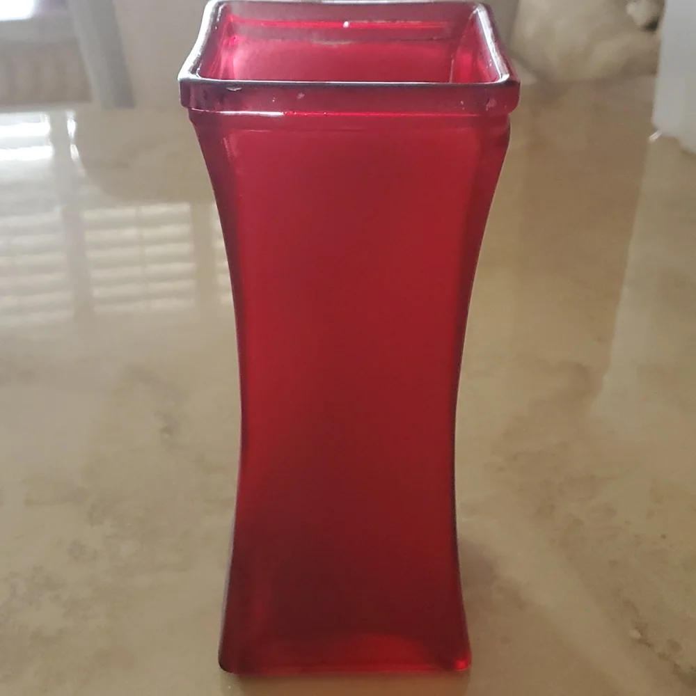Red Vase